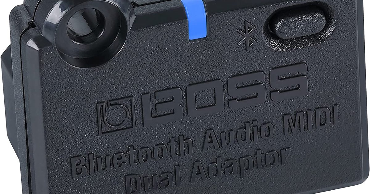 Boss BT-Dual, Bluetooth Audio MIDI Dual Adaptor - Musikktorget